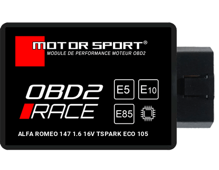 Engine Performance Module Alfa Romeo 147 1.6 16V TSPARK ECO 105 - OBD2 RACE